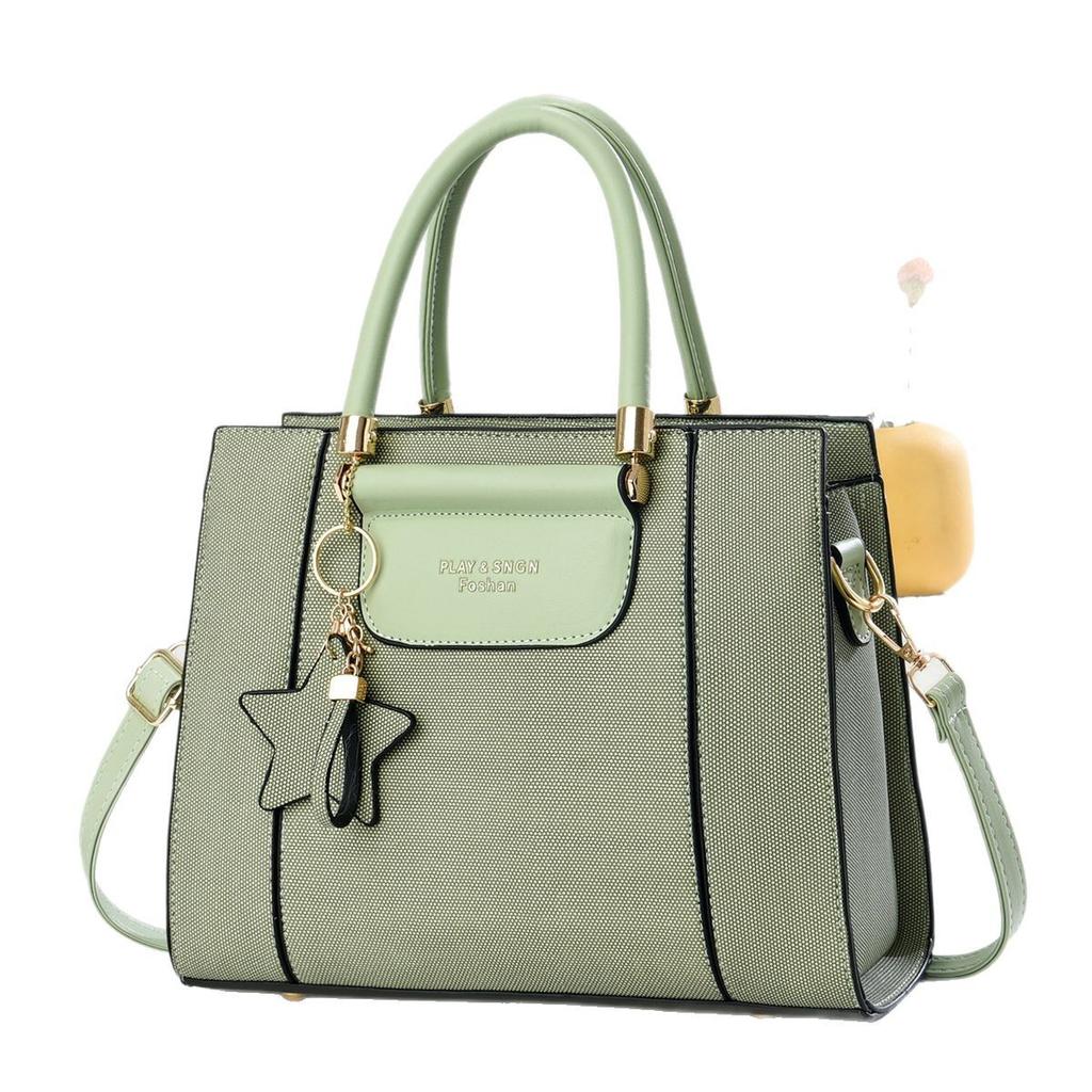 New Patchwork Macaron Fashion Crossbody Bag High Appearance Level Temperament Single Shoulder Female Bag Fashion Large Capacity Handbag