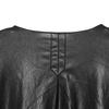 2026 Summer New European and American Cross-border Women's Street Fashion Faux Leather Balloon Jacket W103 90660