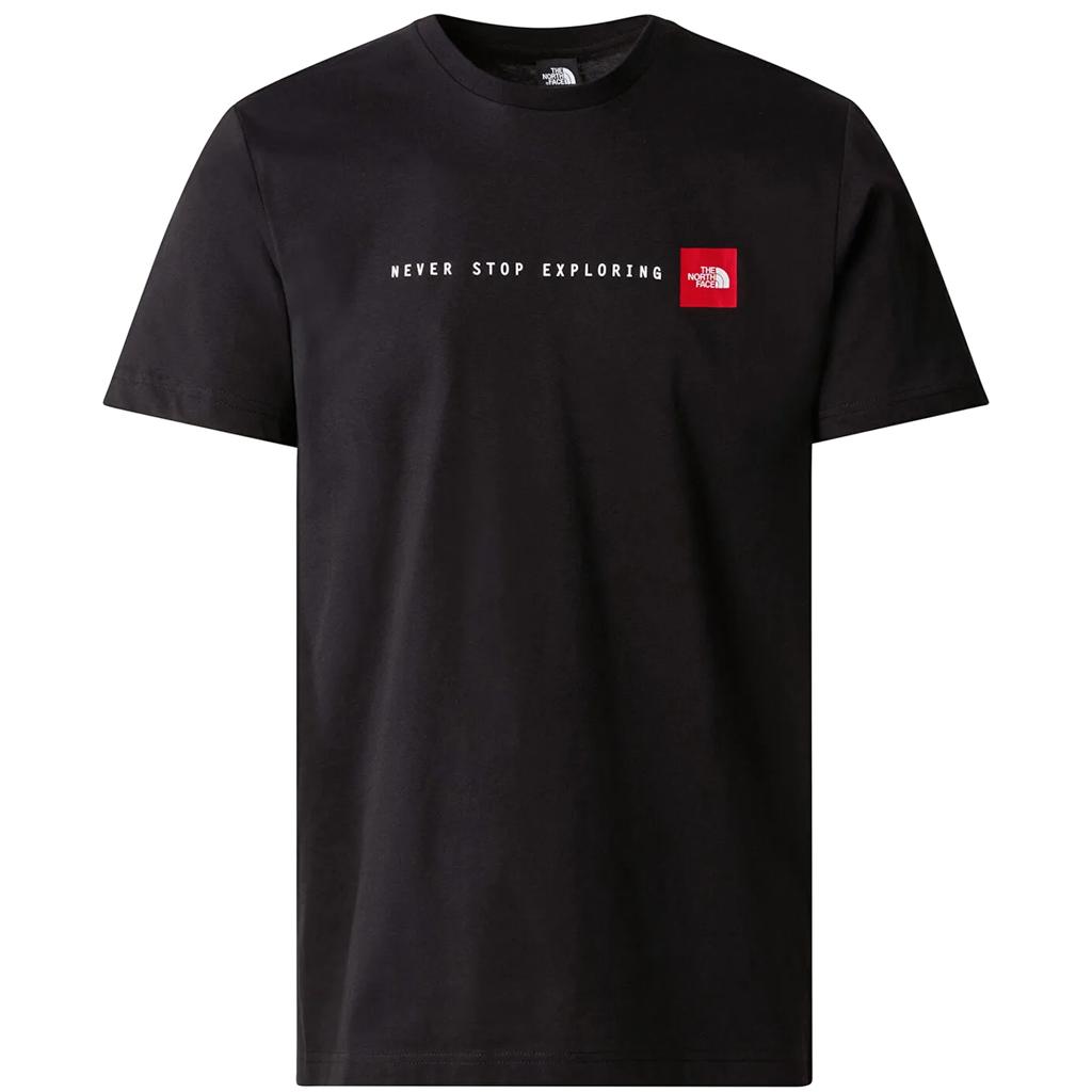 The North Face S/S Never Stop Exploring Tee, Mens black T-shirt