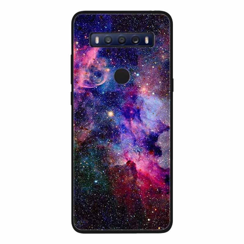 Para TCL 10 SE Funda Suave de Silicona Fresca y Moderna Para TCL 10SE T766U T766H Tapa Trasera TCL10SE TPU Protectora para Teléfono Fundas
