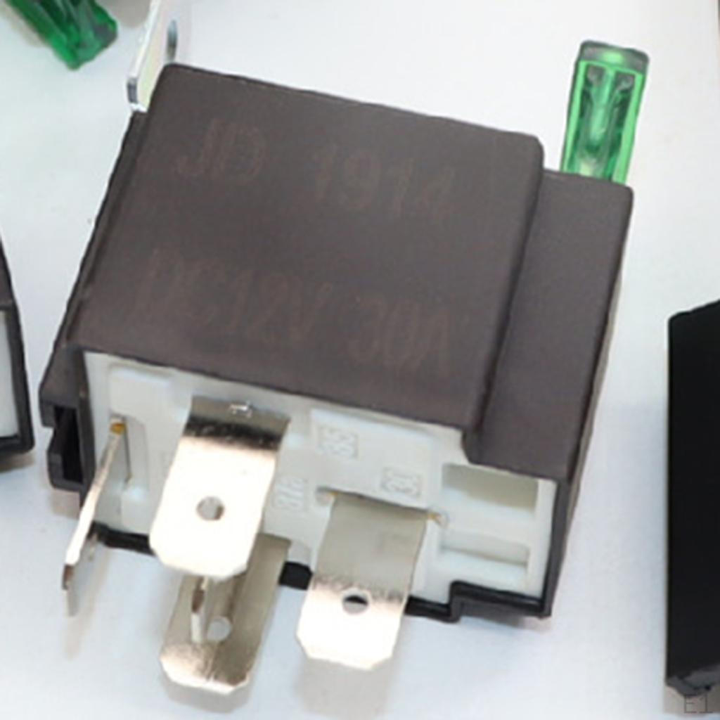 5 Pin 30A Relay Switch Harness Holder 14AWG car Cars
