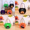 Decorative Halloween Goody Bags Featuring Spooky Witch Black Cat And Pumpkin Themes