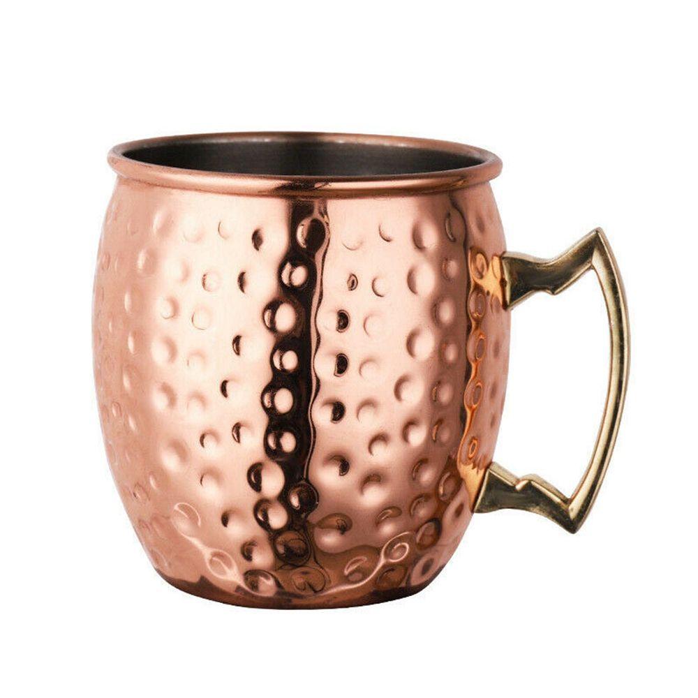

Hammered Bar Drinkware Dining Stainless Steel Kitchen Mug Coffee Cup Beer Cup Mule Mug медный