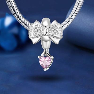 Copper Ladybug Clover Bow Flowers Pendant Bead Diy Bracelets Bangle Making Gift Of High Quality Fine Jewellery