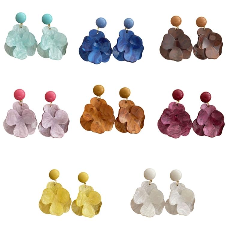 Elegant Flower Earrings Women Pendant Earrings Comfortable Wear Ear Jewelry Suitable for Daily and Formal Occasions Wear