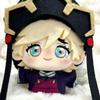 Kimetsu No Yaiba Kokushibo Versione Q Nui Gurumi Riempimento in Cotone PP Bambola da Palmo Anime Bidimensionale Bambole da Collezione