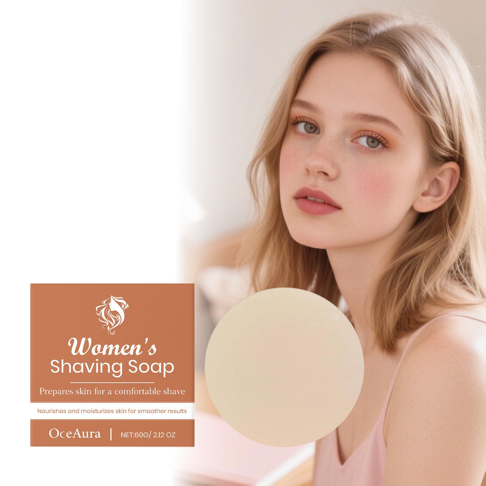 

Women s Shaving Soap Moisturizing Smoothing Deep Cleansing Hair Removal Soothing Comfortable Brightening Refreshing Shaving Soap 60g