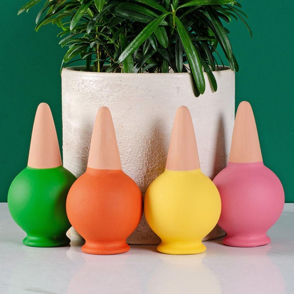 4PCS Breathable Potted Plant Drip Irrigator Self Watering Potted Dropper Device  Balcony