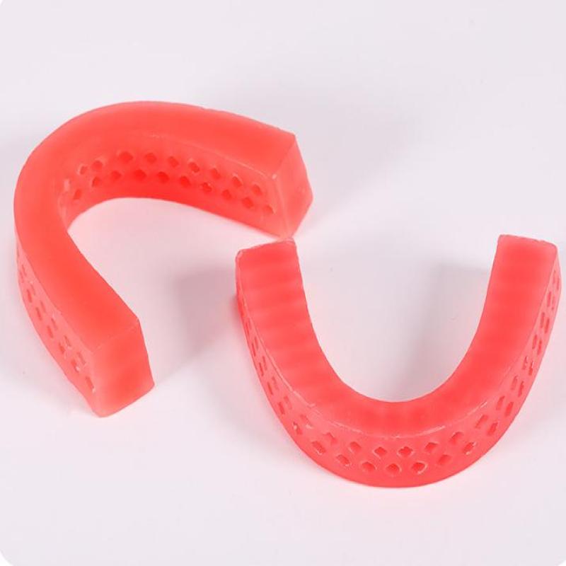 1 Pair U-Shape Dental Rim Model Base Plate Wax Hard And Soft Occlusal Wax Denture Casting Bite Block Dentistry Lab Material