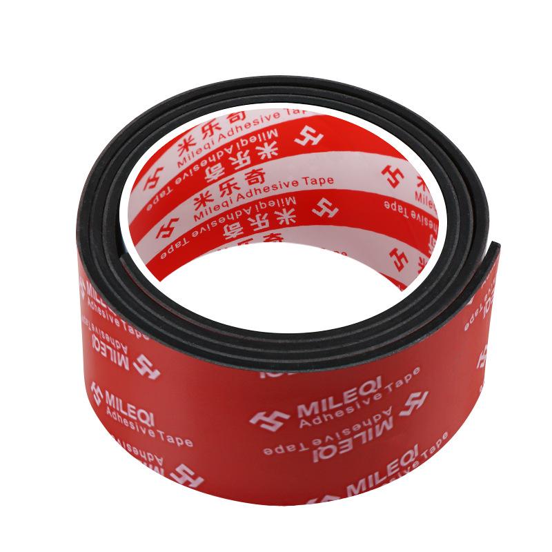 Mileqi EPDM Self-Adhesive Shock-Absorbing Anti-Slip Rubber Pad Strip