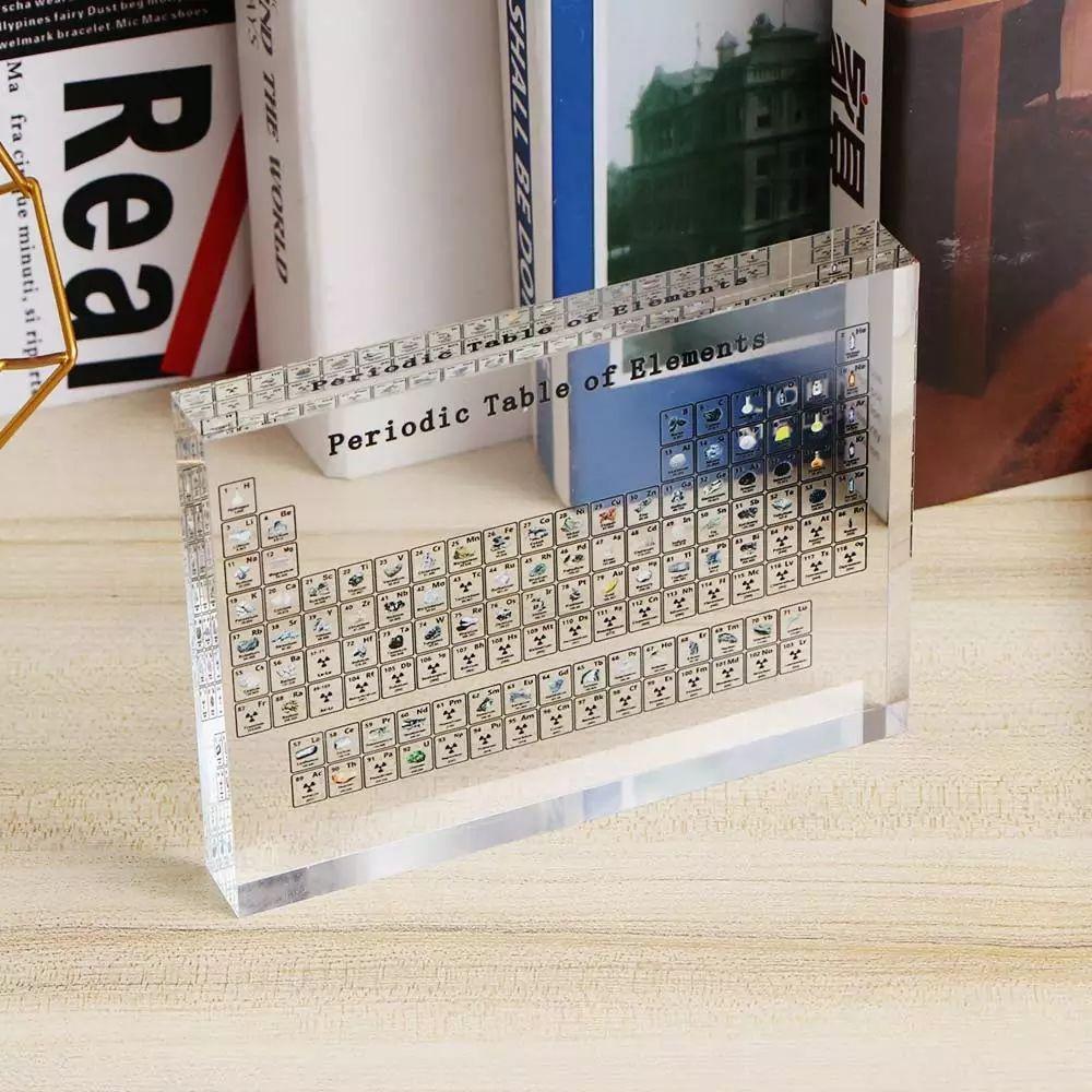 Kids Gifts School Home Decoration Periodic Display Board Periodic Table Chemical Element Display