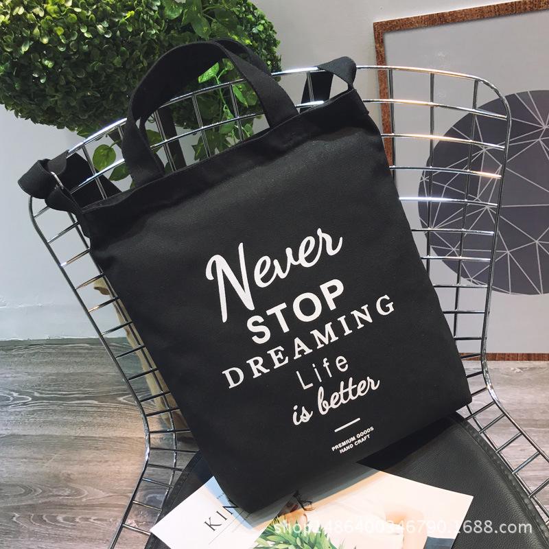 

Fashion casual simple art college style canvas backpack multi-color support shoulder portable messenger women s bag