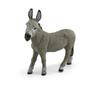 1Pcs Farm Animal Toys Lifelike Donkey Animal Figurines Plaything Figures Solid Grey Mule Models Static Pvc Decoration Crafts