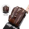 Jiameida Retro Genuine Leather Men's Business Briefcase - Large Capacity Handbag and Laptop Bag