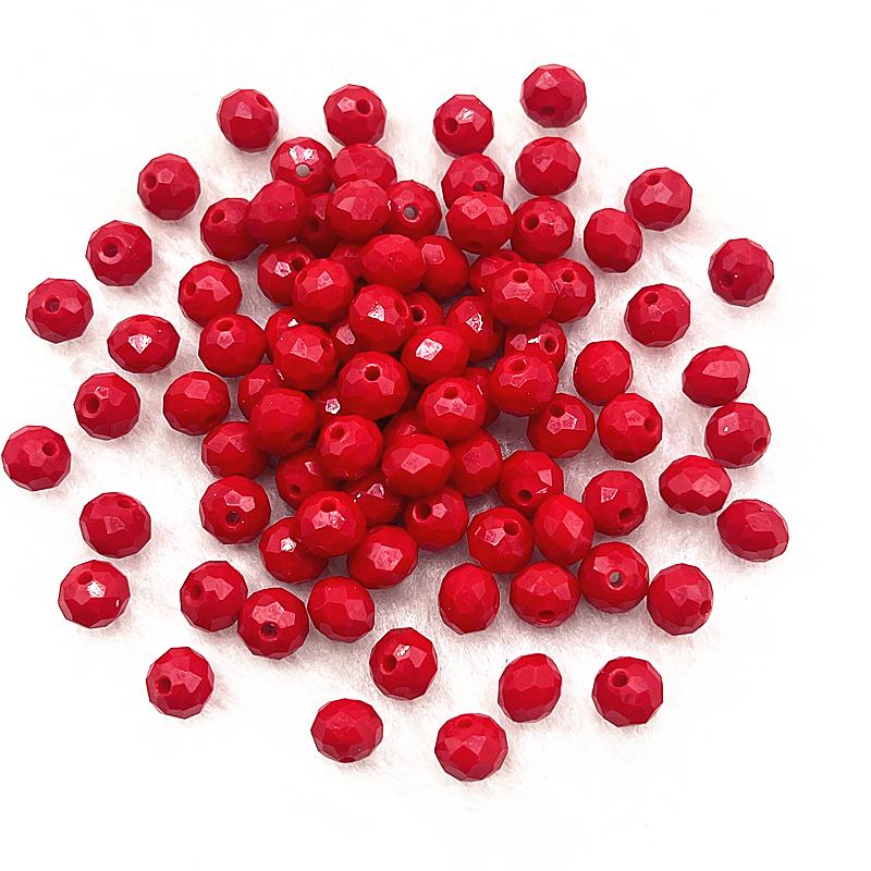 30pcs/lot 8x6mm Rondelle Austria Faceted Crystal Glass Beads,Wheel Beads,Transit Beads For Jewelry Making diy Bracelet Necklace