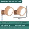 LED Magnetic Wall Lamp for Bedroom or Stairwell - Simple Cylinder Spotlight Night Light