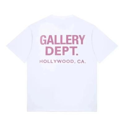 Vintage T-Shirt Multiple Sizes Digital Printing Gallery Dept Fashion Letter Design Polyester Summer Casual Wear Chic Top