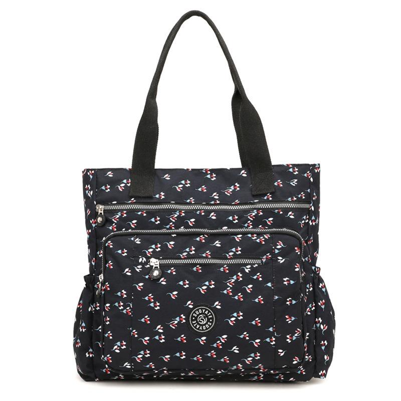Spritzwasserfeste Nylontasche Outdoor-Reise Damen-Umhängetasche lässige Damenhandtasche mit großem Fassungsvermögen