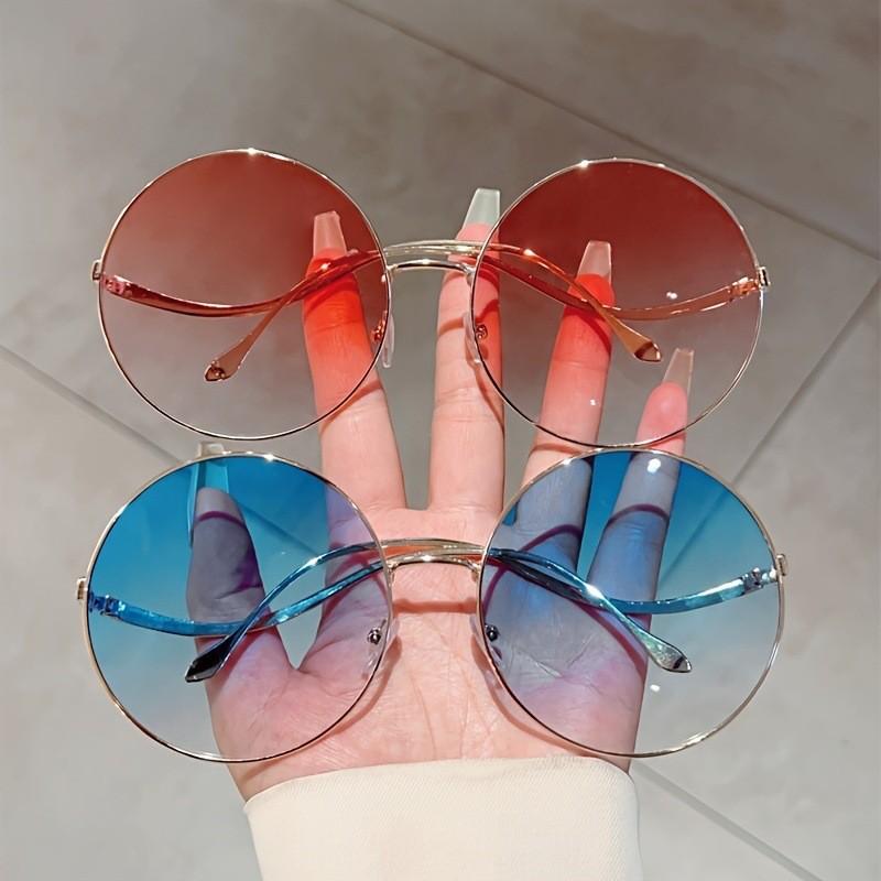Yiran Toy Women's Classic Sexy Small Oval-Form Print Sun Shades For Cute Solid Color Eyeglasses Frame Men's Eyewear Uv400 Gafas De Sol Cm