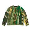 Herren Übergroßer Rundhals-Sweatshirt Mit 3D-Digitaldruck Vintage Streetwear Lässiger Hoodie