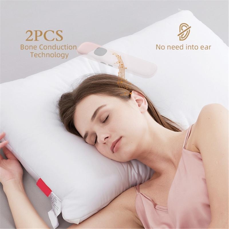 Sleep Pillow Speaker Bone Conduction Wireless Music Headphones Bluetooth-compatible 5.4 With Sound Controls