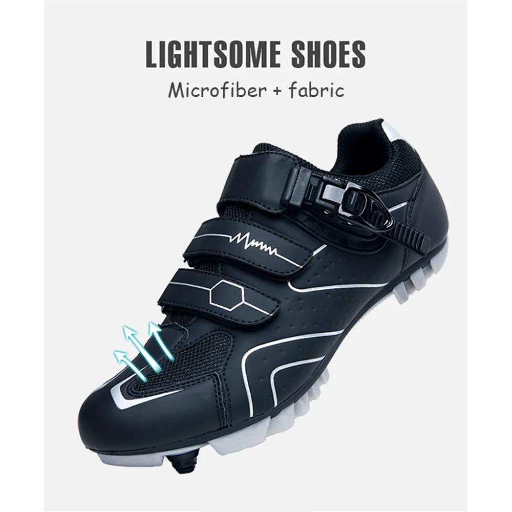 Mountain Bike Shoes Mens Cycling Shoes MTB Shoes Quick Ratchet Buckle  Pedal for Indoor and Outdoor Compatible with SPD System