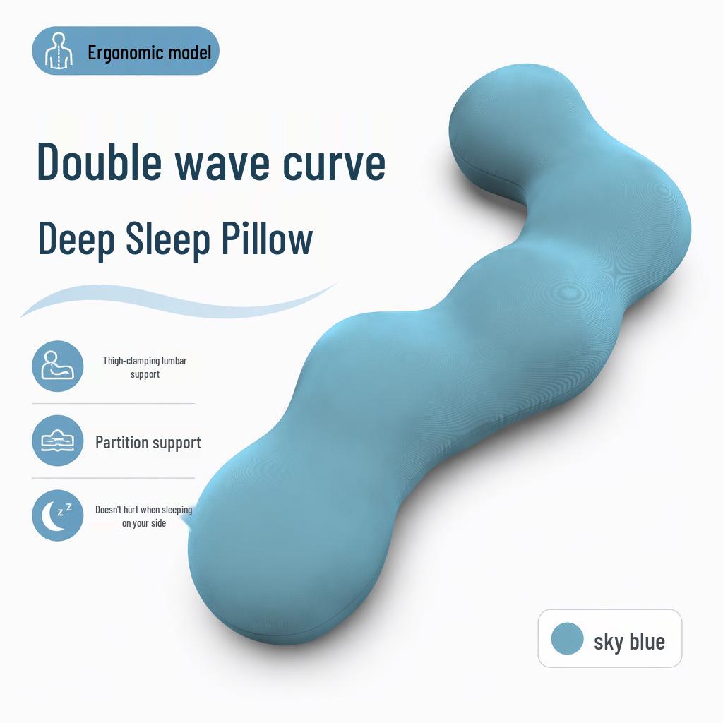 Ice Silk Cloud Bolster Pillow for