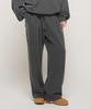 CARGOBROS FOR WOMAN Pigment One-Pleat Wide Sweatpants (Charcoal)