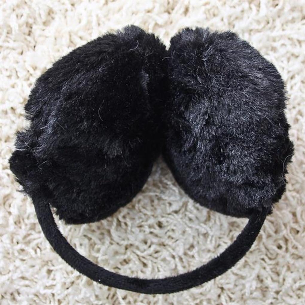 Fluffy Earmuffs (Black)