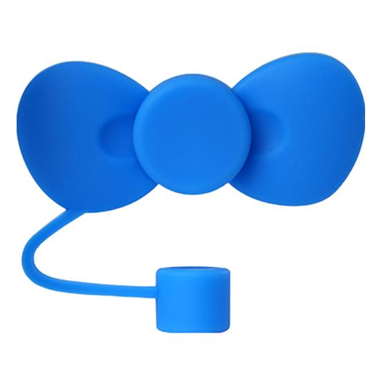 Straw Cap Bow Shape 10mm Dust-Proof Leak-proof Reusable Food Grade Bottle Straw Dust Cover Tumblers Straw Toppers Drinking Straw Lids Water
