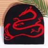 Animal Dragon Pattern Knitted Cap Cold Breathable And Fashionable Hat Gift