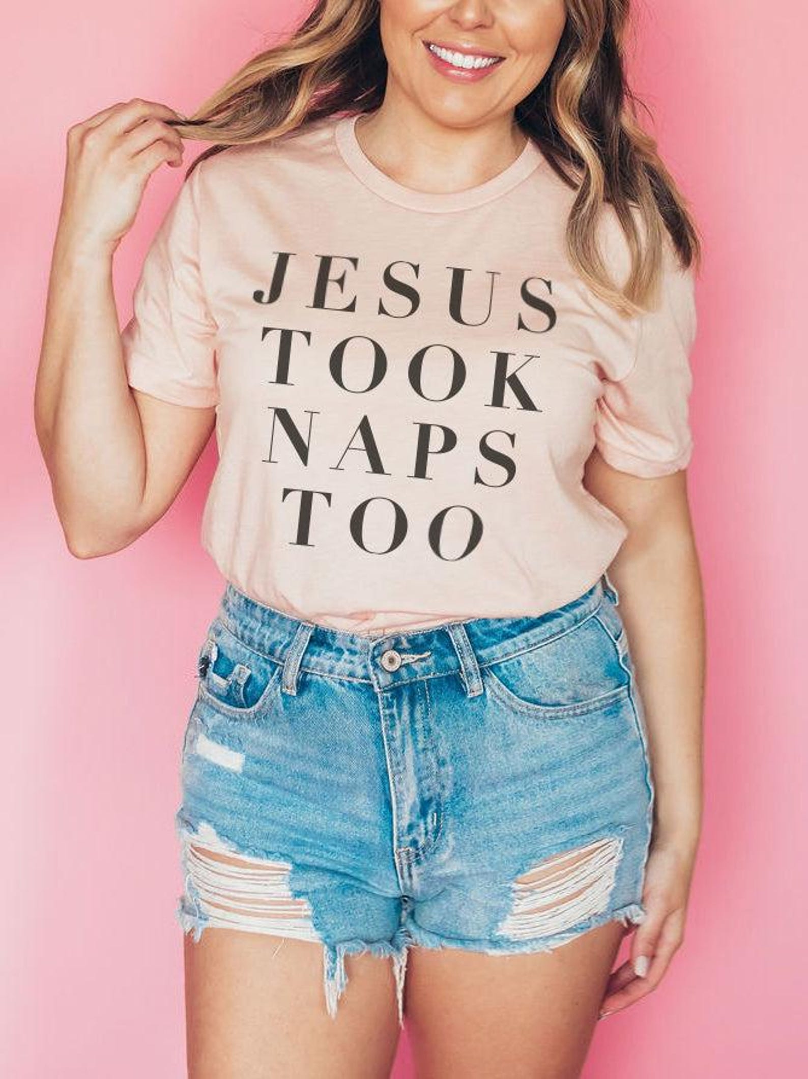 Jesus Took Naps Too | Scripture T-Shirt | Ruby s Rubbish® S