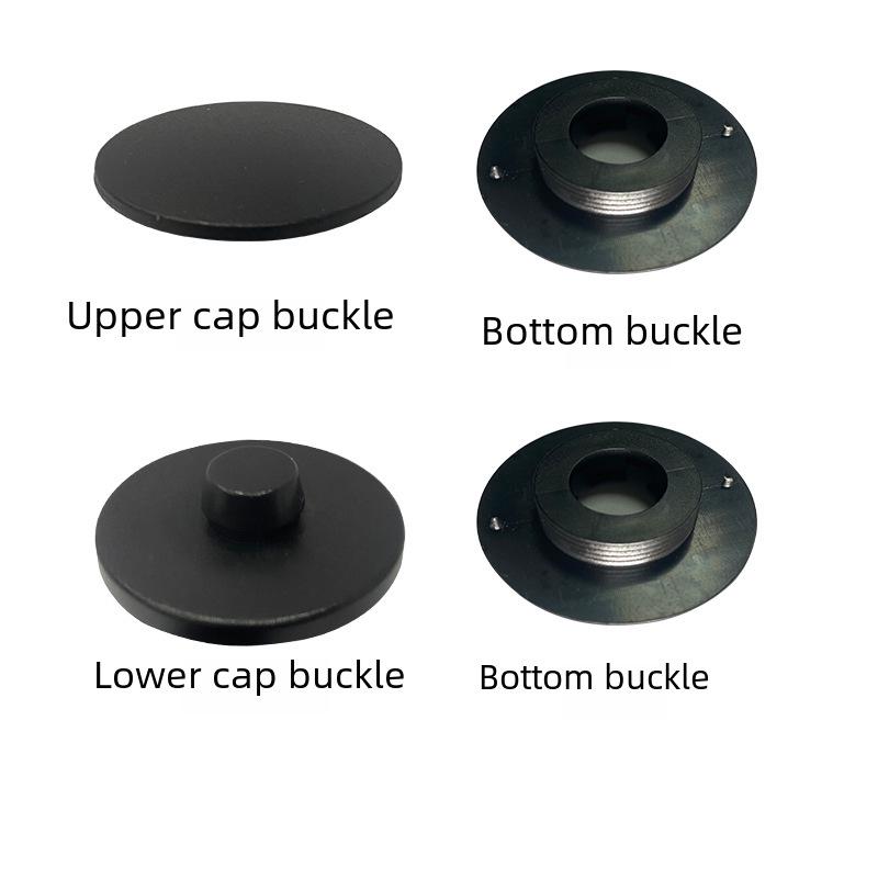 Car Floor Mat Snap Buckle: Double Layer, Detachable Carpet and Trunk Mat Holder