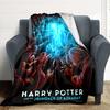 1pc Harry Potter Flannel Throw Blanket - HD Printed Lightweight Soft Warm All-Season Blanket for Sofa, Bed, Travel, Camping 109