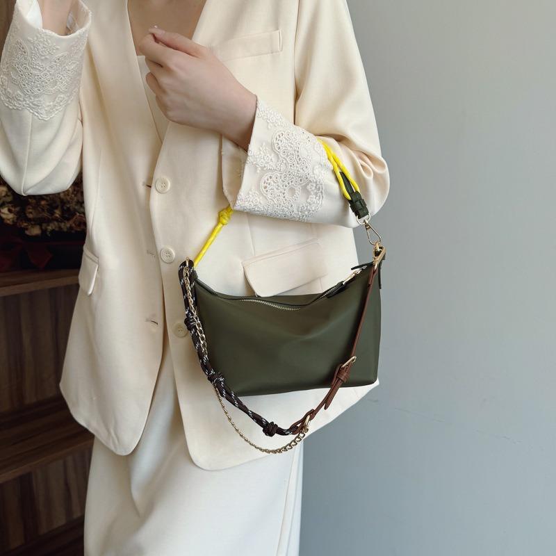 New niche canvas bag single shoulder hand bag fashionable and simple dopamine lunch box bag messenger bag