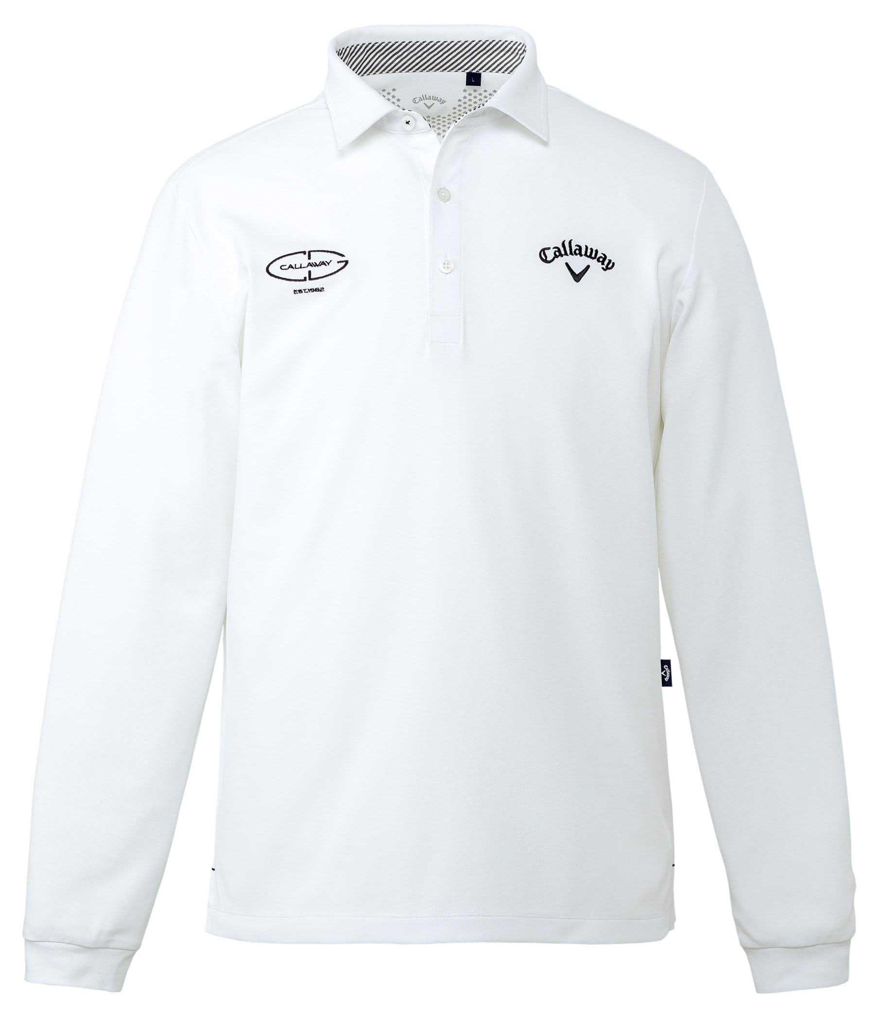 

[Mercedes-Benz Collection] Genuine Mercedes-Benz x Callaway Long Sleeve Polo Shirt, White, Size L