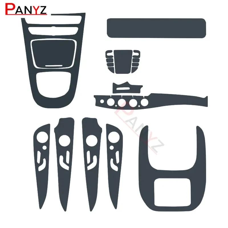 Per Mercedes Benz Classe E W213 E200/260/300/320 2016- Accessori Auto Pellicola Protettiva Trasparente in TPU per Console Centrale