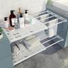 Nail-Free Retractable Storage Shelf for Closet, Kitchen, Dorm, Cabinet, or Bathroom 