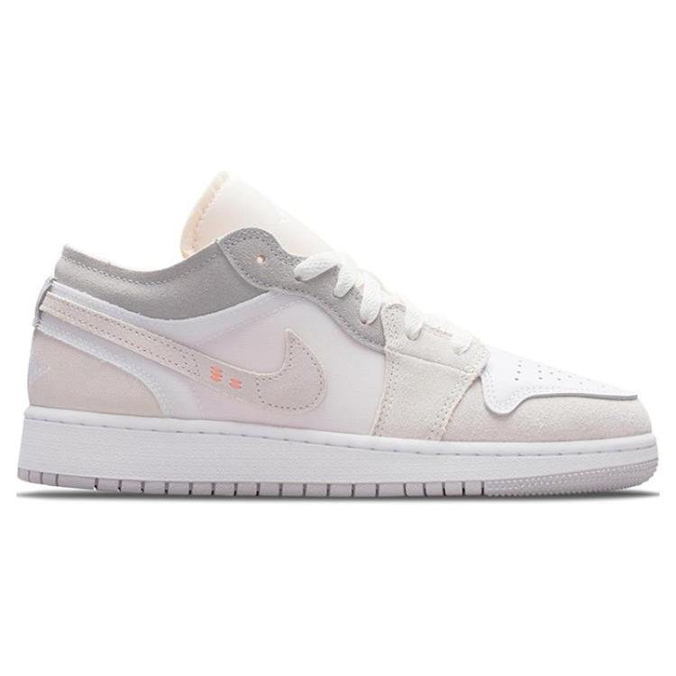 Jordan 1 Low 'Inside Out Cream White Light Grey' GS DQ3727-100