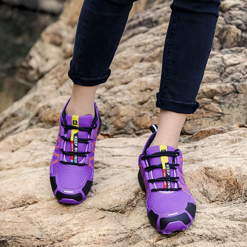 Lightweight Women's Trail Running & Hiking Shoes - Breathable Outdoor Footwear