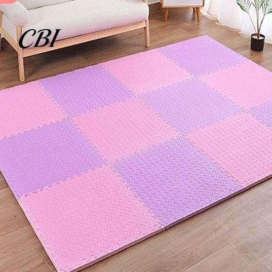 Durable Gym Equipment Mat 6Pcs Floor Mats, EVA Foam Puzzle Interlocking Tiles for Non Slip Home Fitness Mats Gym, Kids Play Areas, Kitchen Flooring,