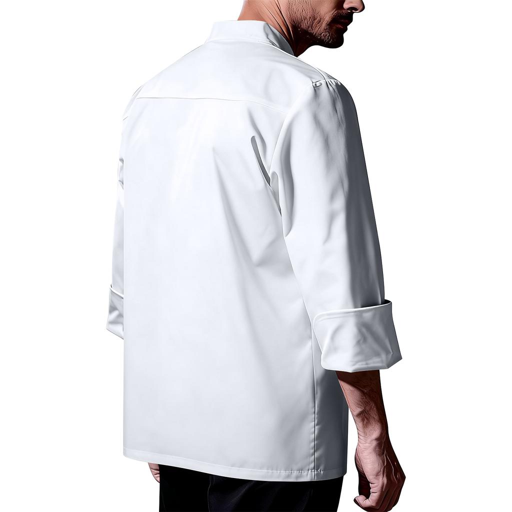 Unisex Cardigan -Button Long-Sleeved Chef Uniform