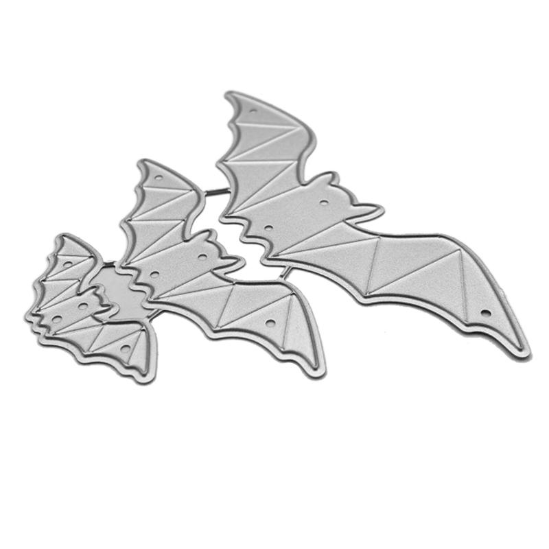 DIY Embossing Cutting Tool 3 Bats Shape Carbon Steel Craft Die Mold For Stamping 1