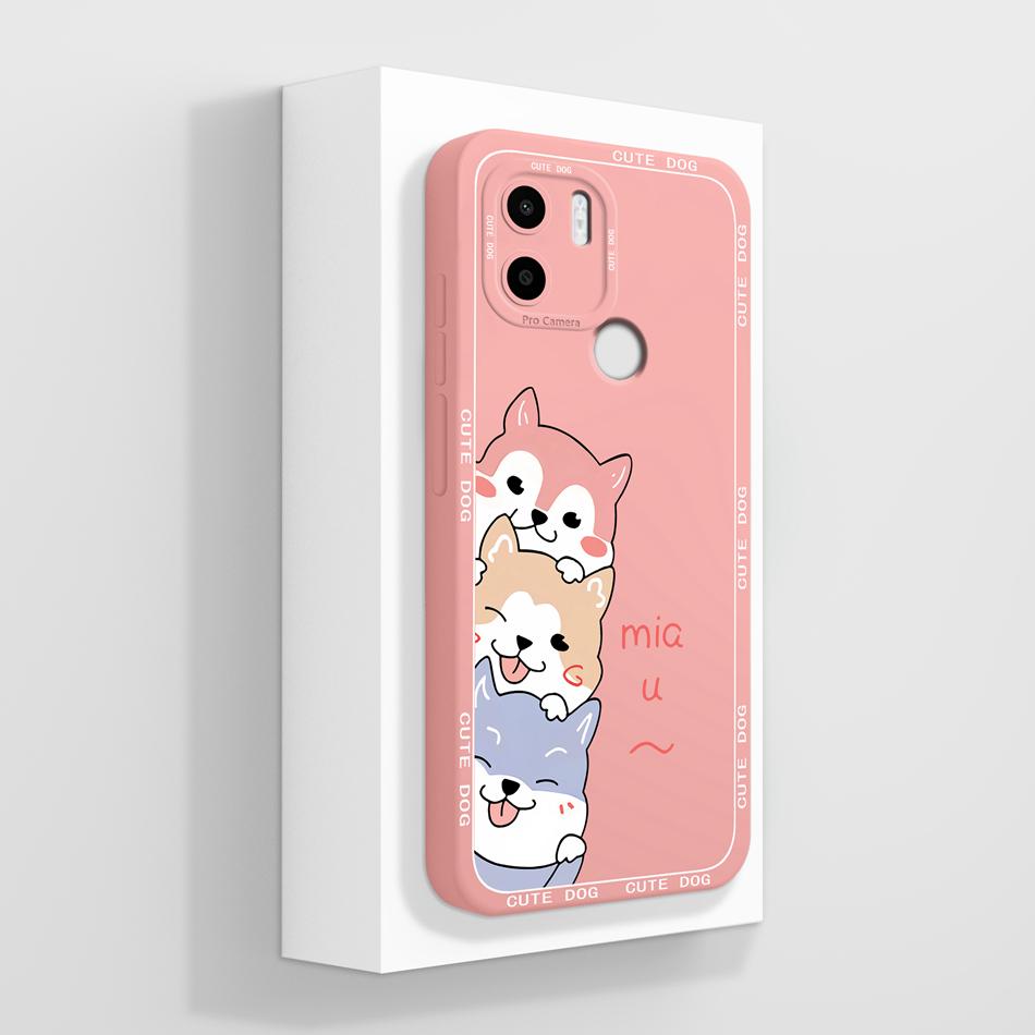 For Xiaomi Redmi A1 Plus Phone Case Fantasy Full Protection Soft Liquid Silicone Anti Drop Back Cover For RedmiA1 A 1 A1+ Funda