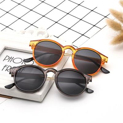 Sunglasses Retro Round Female Male Brand Design Transparent Female Sunglasses Men And Women Sunglasses Uv400