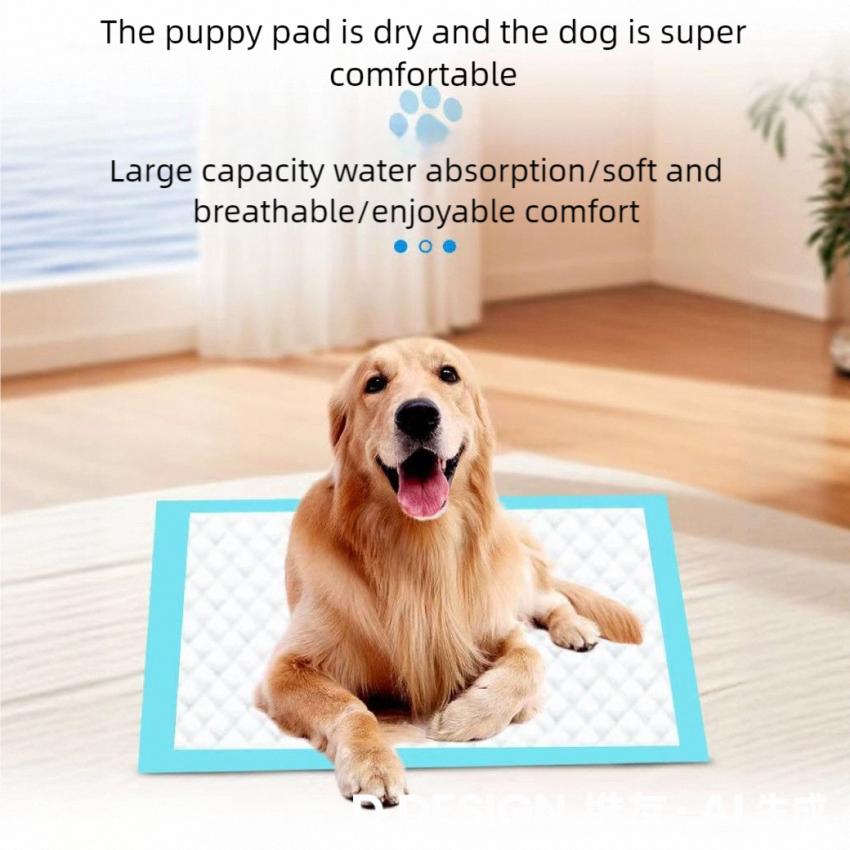 Super Absorbent Disposable Puppy Pee Pads - Leak-Proof Training & Incontinence Pads for Dogs, Large Washable Liners for Crates, Beds & Floors