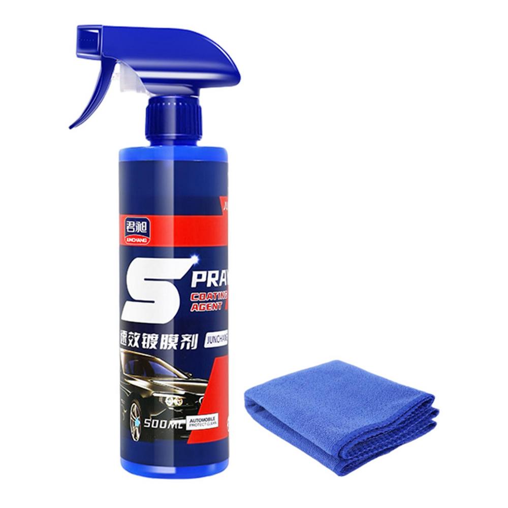 Ceramic Coating Agent Auto Paint Crystal Wax Spray Nano Hydrophobic Liquid Polymer Oleophobic Anti Rain Car Care 500ml