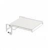 Foldable Cabinet Door Shelf Versatile Hanging Countertop Extender over the Door Storage Rack Adjustable for Bathroom, RV