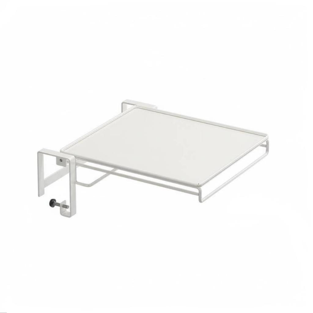 Foldable Cabinet Door Shelf Versatile Hanging Countertop Extender over the Door Storage Rack Adjustable for Bathroom, RV
