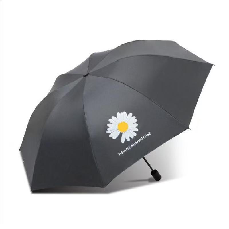 Automatic umbrella UV vinyl sun protection UV sun protection umbrella weather and rain dual-purpose folding advanced sun umbrella wholesale